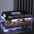 thumbnail image 1 of EastVita Habitat Ventilated Enclosure & Breeder Box, Turtle Breeding Box Case Feeding Hatching Container Reptile Tank Terrarium For Live Feeder Insects, Reptiles, Amphibians, 1 of 7