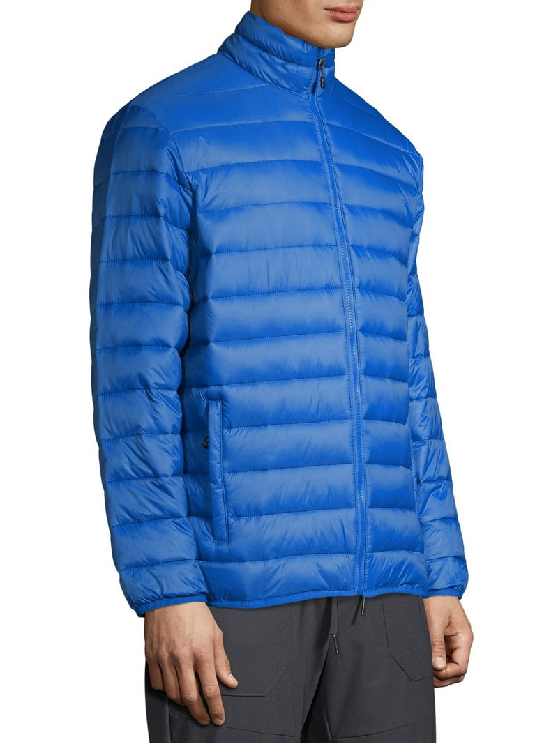 Swiss Tech Men's Quilted Polyfill Puffer Jacket, Water