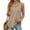Beige, variant on Vivianyo HD Women's Scoop Neck Curved Hem Wide Strap Tank Top, Casual Loose Sleeveless Basic Summer Vest Top, Women's Army Green, Sizes S-2XL
