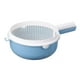 thumbnail image 3 of Cesta para lavar verduras, colador de alimentos, almacenamiento, mezcla, material grueso para el hogar, colador de cocina, tazón para espaguetis Azul, 3 of 8