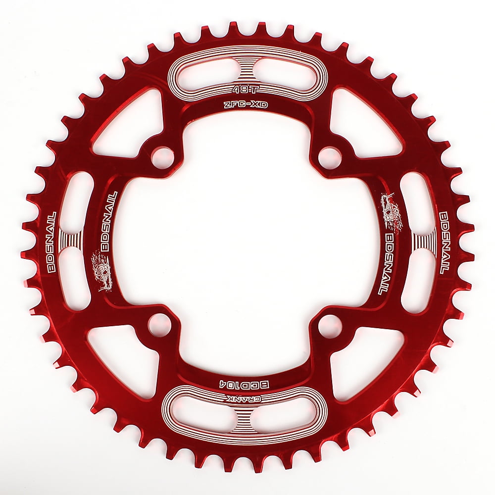 Bike Chainring 104BCD Mountain Bike Single Chain Ring Disc Narrow Wide