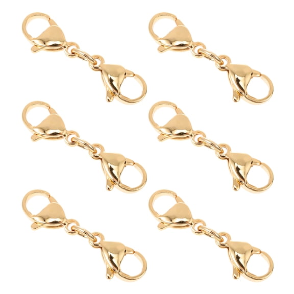 WRITWAA Double End Jewelry Clasps Connectors for Crafting, Bracelet Extenders, Accessories and Jewelry Making Supplies