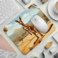 thumbnail image 2 of Kangaroo Printed Square Desk Mat Mousepad, 8.3x9.8 Inch, Non-Slip Rubber Bottom, Suitable for Office and Gaming, 2 of 6