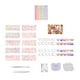 thumbnail image 1 of Kits de bricolaje para niños, juego de manualidades y manualidades, pequeño juguete de tarjeta adhesiva, lindo kit decorativo de tarjeta adhesiva Fiesta del té 267 piezas, 1 of 9