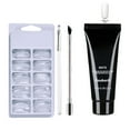 thumbnail image 1 of DOUBORQ Kit completo para uñas con 100 moldes, empujador de acero, pincel y gel de 15ml en blanco - DouborQ, 1 of 7