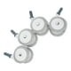 thumbnail image 5 of 4 ruedas de repuesto para andador de bebé: ruedas giratorias silenciosas para andadores de niños pequeños - Material plástico duradero para un rodamiento suave y silencioso. Tornillo de 10 mm., 5 of 5