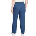 thumbnail image 2 of Alfred Dunner Womens All Around Elastic Medium Length Denim Jeans, 2 of 4
