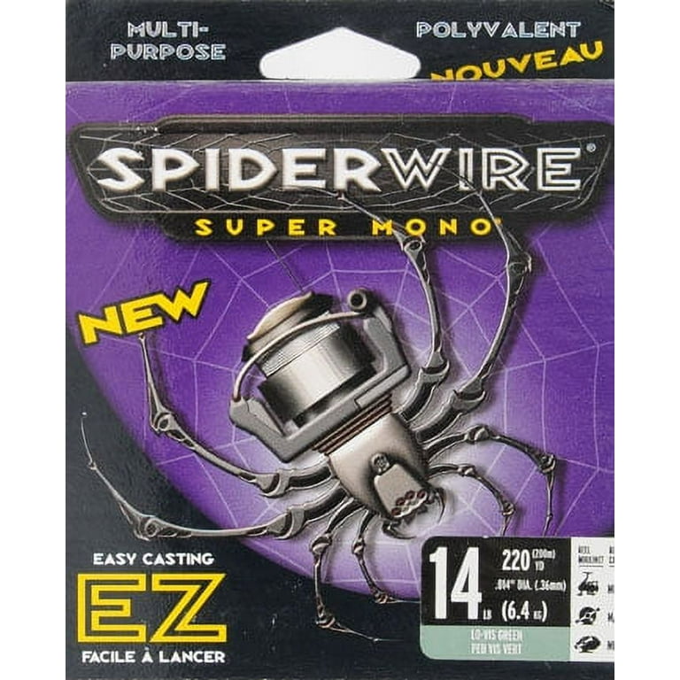 Spiderwire Monofilament Fishing Lines & Leaders 8 lb Line Weight Fishing  for sale