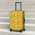 thumbnail image 6 of Susaid Fast Food 1 Print Elastic Washable Suitcase Cover with Hidden Zipper, Fits 18-32 Inch Luggage for Protection During Travel-X-Large, 6 of 7