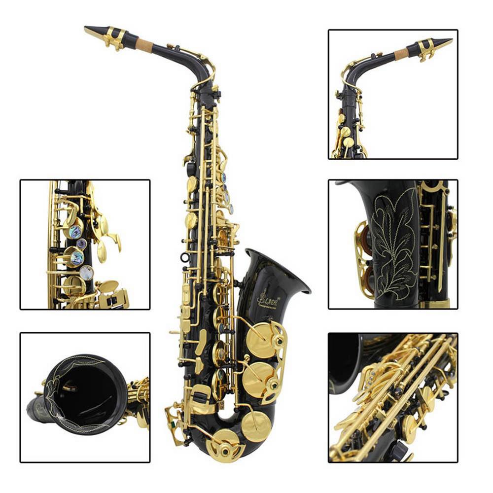 Kagrote E Flat Alto Saxophone Alto Sax with Good Sound Quality Wind & Woodwinds Saxophones for Enthusiasts Beginners or Intermediate Players fitting