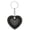Black, variant on Compact Lightweight Keycard Cover Keychain Pandant Heart Design Functional Card Holder Keyring Card Protector