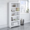 thumbnail image 4 of Echo 5 Shelf Bookcase in Pure White - Engineered Wood, 4 of 4