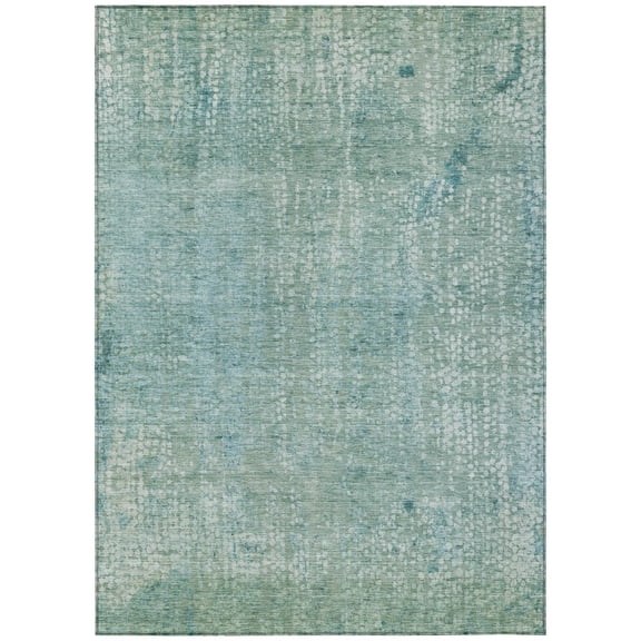 Dalyn Rugs Machine Washable Indoor/Outdoor Chantille ACN2087 Teal 2'6" x 3'10" Rug