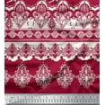 thumbnail image 3 of Soimoi Rayon Crepe Fabric Artistic Flower Panel Decor Fabric Printed Yard 46 Inch Wide, 3 of 3