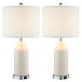 thumbnail image 6 of Cinkeda 22.5" Modern Ceramic Table Lamp Set of 2 with USB Ports 3 Way Dimmable Touch Control Bedside Nightstand Lamps for Living Room Bedroom, 6 of 7