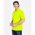 thumbnail image 2 of CORE365 CE104 Men's Market Snag Protect Mesh Polo-Safety Yellow-L, 2 of 6