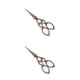 thumbnail image 1 of Tijeras profesionales Riwesomey de costura y corte de precisión marrón de cuatro hojas 2Conjunto, 1 of 6