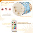 thumbnail image 5 of Yayeee Flameless Candles with Remote Flickering Battery Operated Multi Color Changing, Milk and Cookies, 5 of 7