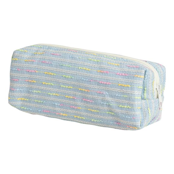 Corduroy Pencil Case Vintage Stationery Pouch Solid Color Pencil Bag Fabric Pencil Bag