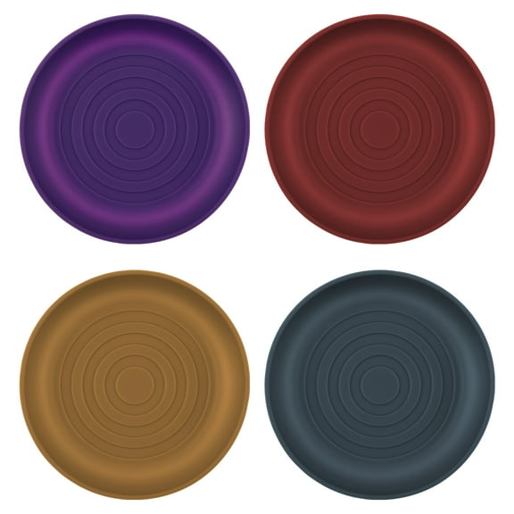 4 Pack Wine Glass Charcuterie Topper,Silicone Wine Glass Covers to Keep Bugs Out,4 Colors Mini Charcuterie Boards for Wine Glass,Reusable Wine Glass Topper Charcuterie Plate for Parties