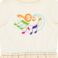 thumbnail image 4 of Inktastic Music Notes Musical Girls Toddler Dress, 4 of 5