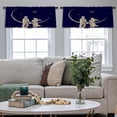 thumbnail image 5 of LALILO Kitchen Curtain Valance Man And Woman Nature Rod Pocket Window Curtain 52"x 18" Set of 2, 5 of 7
