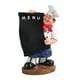 thumbnail image 3 of Estatua de chef, escultura de resina, figura de chef, adorno, modelo coleccionable, decorativo Derecha 18x13x29.5cm, 3 of 9