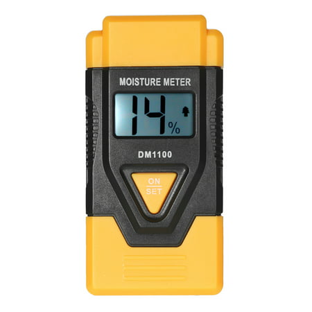 Mini 3 in 1 LCD Digital Wood Building Materials Moisture Meter Humidity Tester Detector with Ambient Temperature