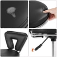 thumbnail image 3 of Yaheetech Spa Pedicure Chair Stool for Nail, Hair, Facial Technician Black, 3 of 8