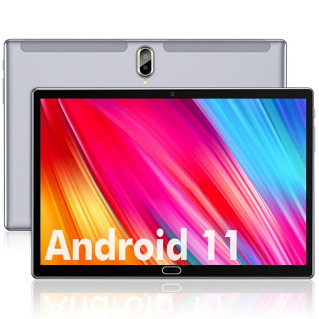 Tablet 10 inch Android 11.0 Tablet 4G Cellular Tablet PC 2023 Latest Update 4G Phone Tablet 64GB + 4GB Storage Octa-Core Processor,Dual SIM Card Slot,GPS, WiFi,Bluetooth, 1080P HD (Gray) Laptop Tablet