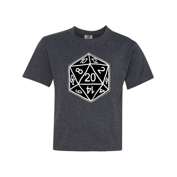 20 Sided Black Dice Youth TShirt