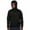 Black, variant on True Rock Men's Textured Hoodie Pullover (Black, Small)