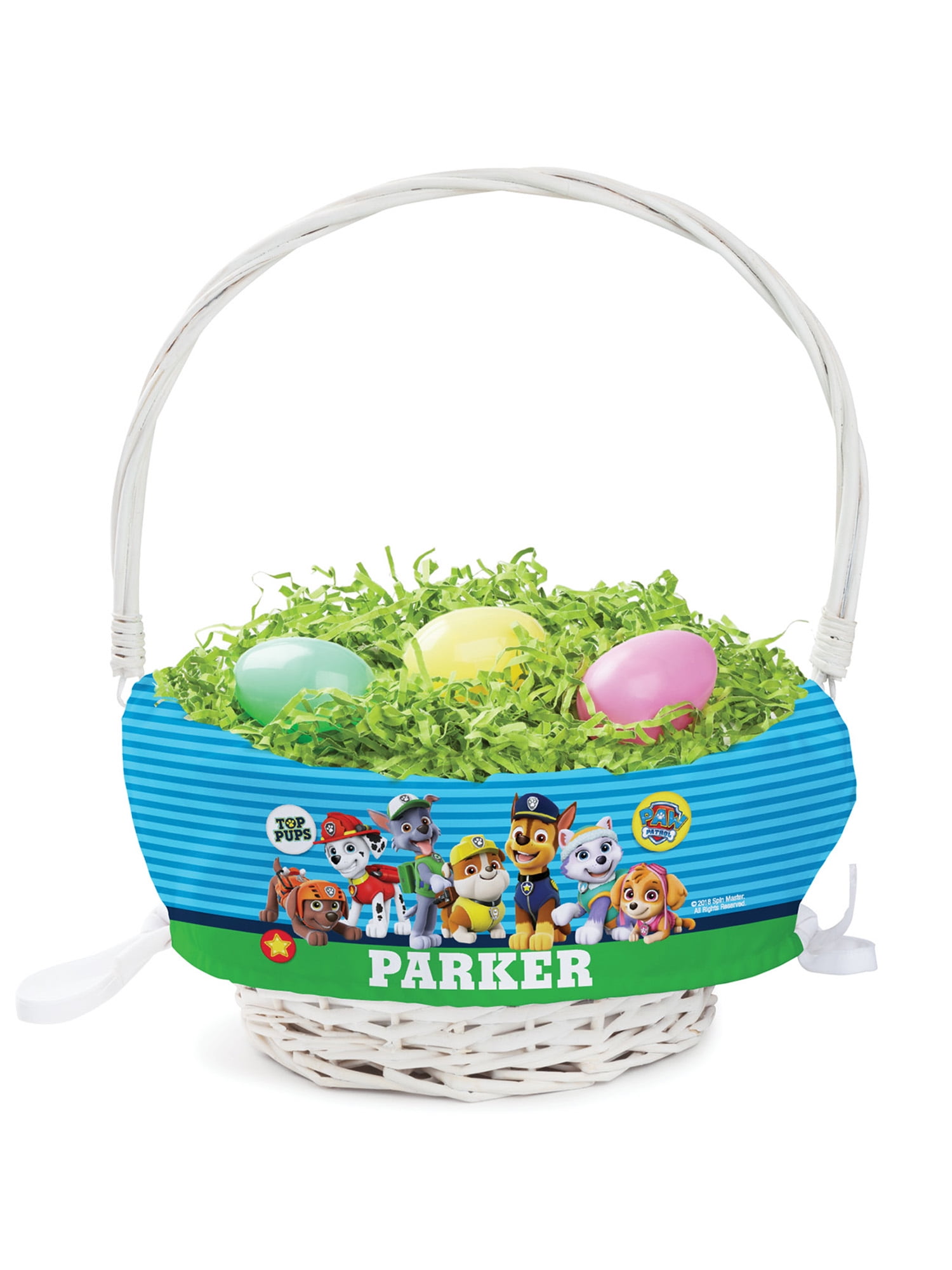 Personalized PAW Patrol Top Pup Easter Basket