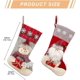 thumbnail image 2 of Christmas stocking set, 2 pieces, large Christmas stockings, Christmas decoration stockings, 2 of 4