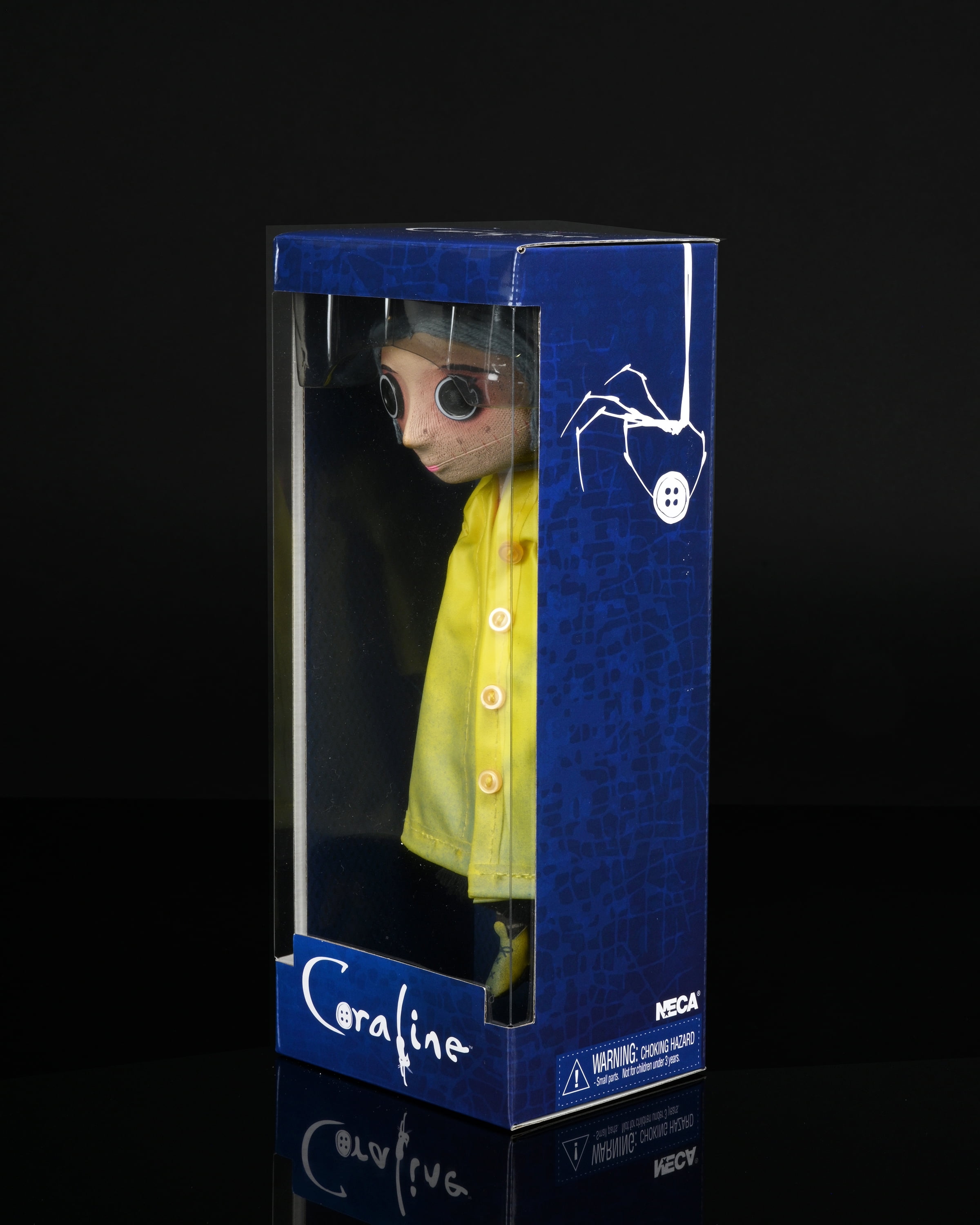 NECA Coraline: Coraline Posable 10-Inch Yarn Hair, Button Eyes