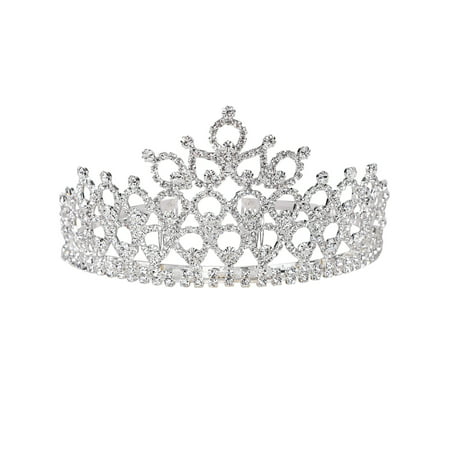 Simplicity Rhinestones Crystal Bridal Headband Pageant Wedding Crown Tiara