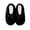 Black#38, variant on Baikeli Womens Cute Slipper Socks with Grippers Fuzzy Fluffy House Floor Shoes Warm Soft Non Slip Birthday Gifts for Christmas Watermelon Red S