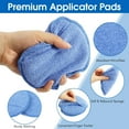 thumbnail image 3 of 10 Pack Wax Applicator Pads, Microfiber Applicator Pad with Finger Pocket, Foam Car Wax Applicator Pad for Car Cleaning and Polishing (Blue), 3 of 6