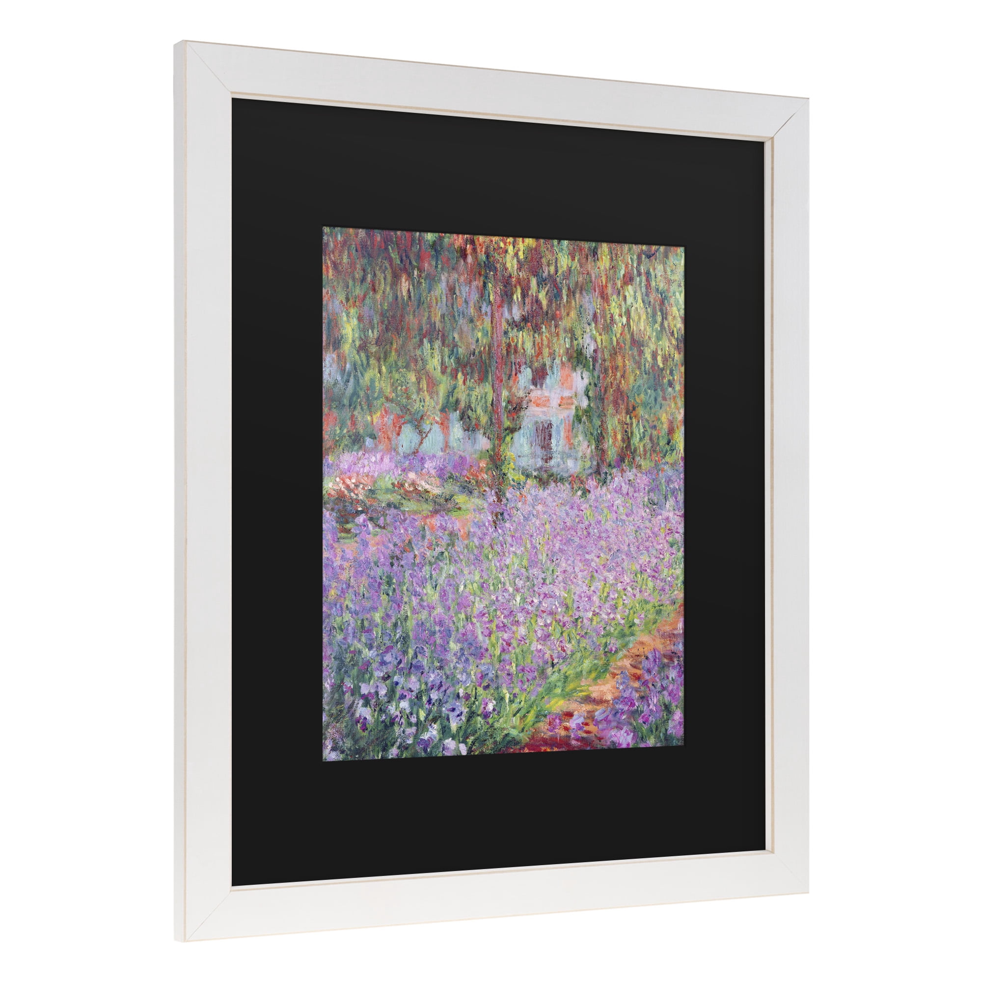 Trademark Fine Art 'The Artist's Garden at Giverny' Canvas Art by Claude Monet