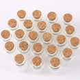 thumbnail image 6 of 100 PCS Small Bottles 1ml 13x18mm Clear Cork Vials Glass Bottles Wishing Bottle, 6 of 8