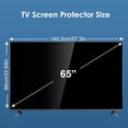 thumbnail image 2 of Fohil 65 Inch Acrylic TV Screen Protector, HD Clear Scratch & Shock Resistant Display Panel, 1 Pack, 2 of 6