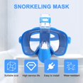 thumbnail image 6 of Snorkel Mask Foldable Diving Mask Set with Dry and Camera Mount, Anti-Fog Professional mj2849, 6 of 6