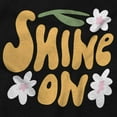 thumbnail image 2 of Groovy Positivity Shine On Flowers Women's Graphic T Shirt Tees Brisco Brands S, 2 of 5