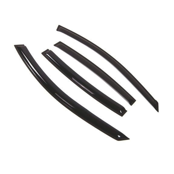 TuningPros Outside Mount Window Visor Deflector Smoke Tinted 4 Pcs Set For 2004-2008 Nissan Maxima Sedan