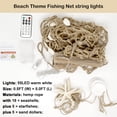 thumbnail image 2 of Luces de red MIYA LIFE con forma de guirnalda de conchas marinas, 0,5 x 1,5 m, 55 LED USB, 2 of 9