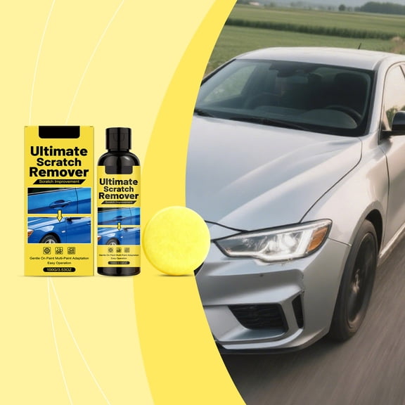 Car Scratch Oxidation and Fading Remover Kit 3.53oz,Car Body Paint Polishing Restoration Brightening Kit for Paint Correction Headlight