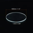 thumbnail image 2 of 3pcs AR-coating Watch Lens 29mmx1.5mm Round Flat Mineral Watch Crystal Glass, 2 of 6