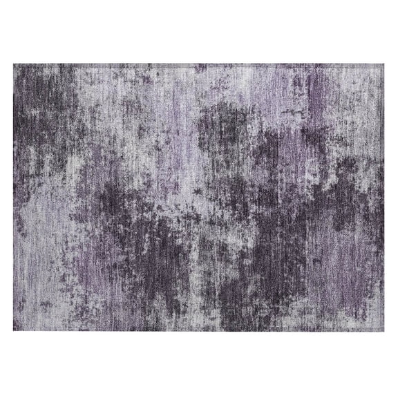 Dalyn Rugs Machine Washable Indoor/Outdoor Chantille ACN2065 Purple 1'8" x 2'6" Rug