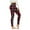 Activewear-Wine, variant on Meichang Workout Leggings for Women High Waist Yoga Leggings Plaid Pirnt Butt Butt Lifting Seamless Leggings Tummy Control Stretchy Tights