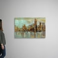 thumbnail image 2 of Great Big Canvas "Misty Day in Manhattan"  by Silvia Vassileva Silver Black   Wrapped Canvas Print Wall Artwork, 2 of 7